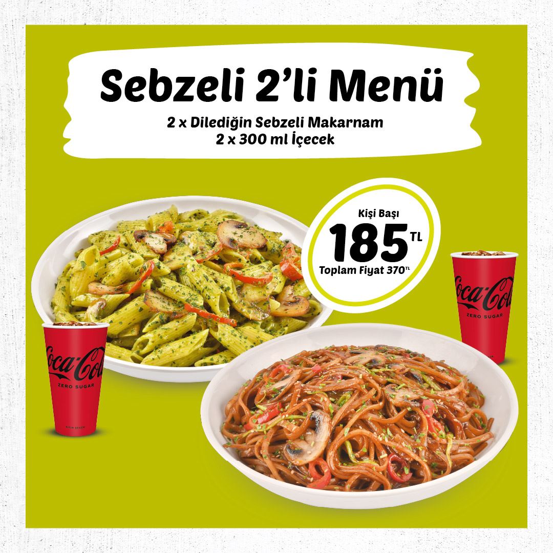 SEBZELİ İKİLİ MENÜ