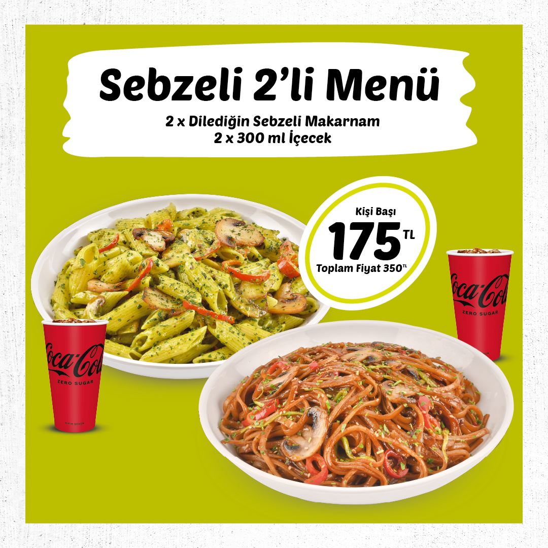 SEBZELİ İKİLİ MENÜ